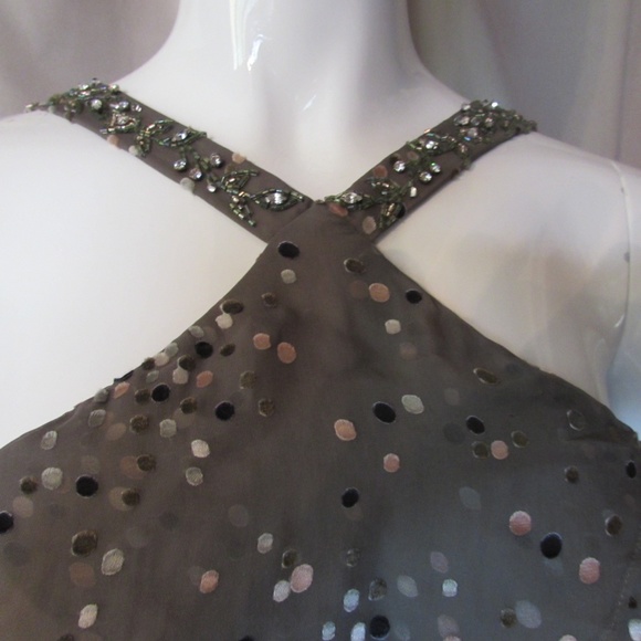 Silk Evening Gown in Chiffon Cameron Blake - Picture 3 of 7